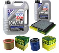 Kit Ispezione Filtro Liqui Moly Olio 6L 10W-40 per Citroën Berlingo Mf 1.9 D. M