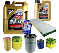 Kit Ispezione Filtro Liqui Moly Olio 6L 10W-40 per Citroën Jumper Bus 230P