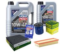 Kit Ispezione Filtro Liqui Moly Olio 6L 10W-40 per Citroën \ Tberlingo Mf 1.8i