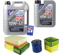 Kit Ispezione Filtro Liqui Moly Olio 6L 10W-40 per Citroën Xsara Picasso N68 2.0