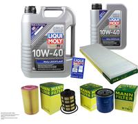 Kit Ispezione Filtro LIQUI MOLY Olio 6L 10W-40 per Fiat Ducato Bus 244 Esempio _