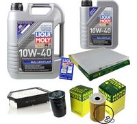 Kit Ispezione Filtro LIQUI MOLY Olio 6L 10W-40 per Kia Rio III Ub 1.4 Crdi 1.1