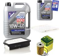 Kit Ispezione Filtro Liqui Moly Olio 6L 10W-40 per Kia Rio III Ub 1.4 Crdi