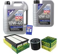 Kit Ispezione Filtro Liqui Moly Olio 6L 10W-40 per Mazda 5 CR19 2.0 Per CD