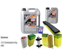 Kit Ispezione Filtro LIQUI MOLY Olio 6L 5W-30 per BMW 3er Touring E46