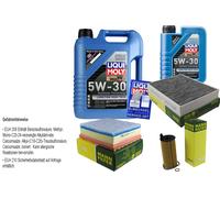 Kit Ispezione Filtro LIQUI MOLY Olio 6L 5W-30 per BMW 3er Touring F31 320d