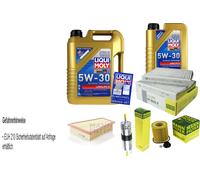 KIT ISPEZIONE FILTRO LIQUI MOLY OLIO 6L 5W-30 per BMW 5er F10 F18 520i F11