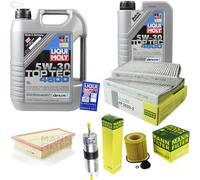 KIT ISPEZIONE FILTRO LIQUI MOLY OLIO 6L 5W-30 per BMW 5er F10 F18 520i F11