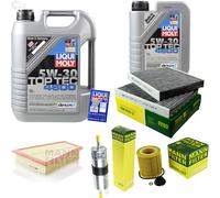 Kit Ispezione Filtro Liqui Moly Olio 6L 5W-30 per BMW 5er F10 F18 520i F11