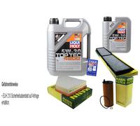 KIT ISPEZIONE FILTRO LIQUI MOLY OLIO 6L 5W-30 per BMW Serie 1 E81 118d 120d