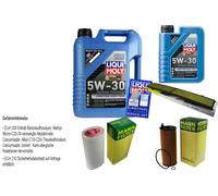 KIT ISPEZIONE FILTRO LIQUI MOLY OLIO 6L 5W-30 per BMW Touring Di 3 Serie E91