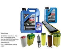 KIT ISPEZIONE FILTRO LIQUI MOLY OLIO 6L 5W-30 per BMW Touring Di 3 Serie E91