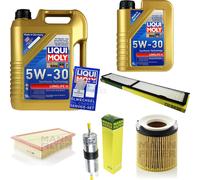 KIT ISPEZIONE FILTRO LIQUI MOLY OLIO 6L 5W-30 per BMW X 1 E84 xDrive20i xD