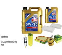 KIT ISPEZIONE FILTRO LIQUI MOLY OLIO 6L 5W-30 per BMW X 3 F25 xDrive20i xD