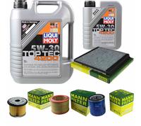 Kit Ispezione Filtro Liqui Moly Olio 6L 5W-30 per Citroën Berlingo Mf 1.9 D' M