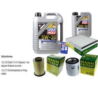 Kit Ispezione Filtro Liqui Moly Olio 6L 5W-30 per Ford Messa