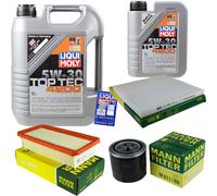 Kit Ispezione Filtro Liqui Moly Olio 6L 5W-30 per Kia Rio II FN 1.4 16V 1.6