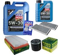 Kit Ispezione Filtro Liqui Moly Olio 6L 5W-30 per Mazda MPV II Lw 2.0