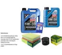 Kit Ispezione Filtro Liqui Moly Olio 6L 5W-30 per Renault Laguna II Grand Tour