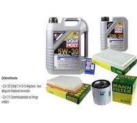 Kit Ispezione Filtro Liqui Moly Olio 6L 5W-30 per Volvo S60 II 134 T5 V60 Bw