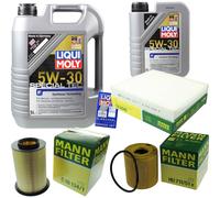 Kit Ispezione Filtro LIQUI MOLY Olio 6L 5W-30 per Volvo V50 Mw 2.0 D' C30 Ms