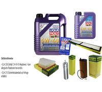 KIT ISPEZIONE FILTRO LIQUI MOLY OLIO 6L 5W-40 per BMW Touring Di 3 Serie E91