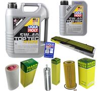 KIT ISPEZIONE FILTRO LIQUI MOLY OLIO 6L 5W-40 per BMW Touring Di 3 Serie E91
