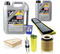 Kit Ispezione Filtro Liqui Moly Olio 6L 5W-40 per BMW X1 E84 Xdrive20i Spina