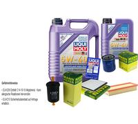 Kit Ispezione Filtro Liqui Moly Olio 6L 5W-40 per Citroën Berlingo Mf 1.8i 4WD