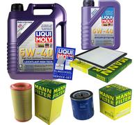 Kit Ispezione Filtro Liqui Moly Olio 6L 5W-40 per Citroën Berlingo Mf 1.9 Doppie
