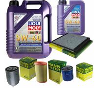Kit Ispezione Filtro Liqui Moly Olio 6L 5W-40 per Citroën Xsara N1 1.5 D.