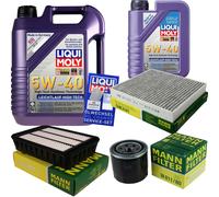 Kit Ispezione Filtro Liqui Moly Olio 6L 5W-40 per Mitsubishi Lancer VIII Cy / A