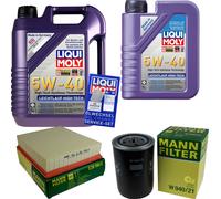 Kit Ispezione Filtro Liqui Moly Olio 6L 5W-40 per Opel Omega A 16_17_19_2.3