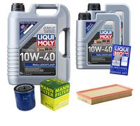 Kit Ispezione Filtro Liqui Moly Olio 7L 10W-40 per Citroën XM Y4 3.0 V6 2.0i