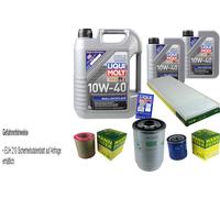 Kit Ispezione Filtro Liqui Moly Olio 7L 10W-40 per Peugeot Boxer Bus 230P 2.5