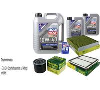 Kit Ispezione Filtro Liqui Moly Olio 7L 10W-40 per Subaru Outback Br 3.6 R AWD