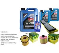 Kit Ispezione Filtro LIQUI MOLY Olio 7L 5W-30 per BMW 3er E90 325i 330i
