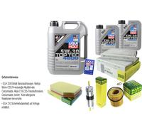 KIT ISPEZIONE FILTRO LIQUI MOLY OLIO 7L 5W-30 per BMW 5er F10 F18 528i 523i