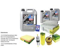 KIT ISPEZIONE FILTRO LIQUI MOLY OLIO 7L 5W-30 per BMW 5er F10 F18 535i