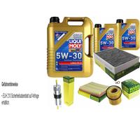 Kit Ispezione Filtro Liqui Moly Olio 7L 5W-30 per BMW Serie 4 Cabriolet F33
