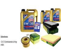 Kit Ispezione Filtro Liqui Moly Olio 7L 5W-30 per BMW X5 F15 F85 xDrive35i