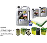 Kit Ispezione Filtro Liqui Moly Olio 7L 5W-30 per Ford Focus II Familiare Ci _