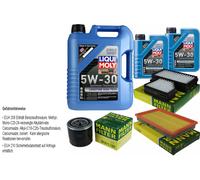 Kit Ispezione Filtro Liqui Moly Olio 7L 5W-30 per Subaru Outback Be Bh 3.0 H6