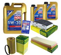 Kit Ispezione Filtro Liqui Moly Olio 7L 5W-30 per VW Jetta III 1K2 2.5