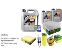KIT ISPEZIONE FILTRO LIQUI MOLY OLIO 7L 5W-40 per BMW 5er F10 F18 535i