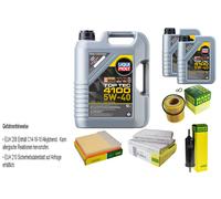 Kit Ispezione Filtro Liqui Moly Olio 7L 5W-40 per BMW Di 5er F10 F18