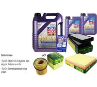 Kit Ispezione Filtro LIQUI MOLY Olio 7L 5W-40 per BMW X5 F15 F85 xDrive35i E70