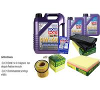 Kit Ispezione Filtro Liqui Moly Olio 7L 5W-40 per BMW X5 F15 F85 xDrive35i E70