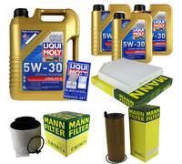 Kit Ispezione Filtro Liqui Moly Olio 8L 5W-30 per Audi Q5 8R 3.0 Tdi