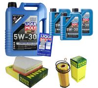KIT ISPEZIONE FILTRO LIQUI MOLY OLIO 8L 5W-30 per BMW Touring Di 3 Serie E91